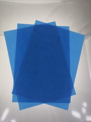 Вафельная пищевая бумага тонкая голубая 0,30 мм 1 лист