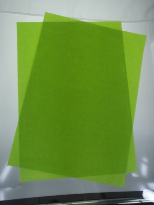 Вафельная пищевая бумага тонкая салатовый 0,30 мм 1 лист