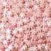 Посыпка кондитерская "Снежинки розовые перламутровые", 9 мм