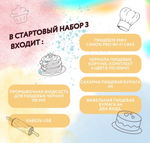 Стартовый набор №4 Пищевой принтер WiFi