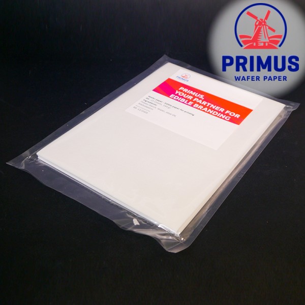 Сладкая вафельная пищевая бумага А4 тонкая, 100 листов PRIMUS Wafer Paper