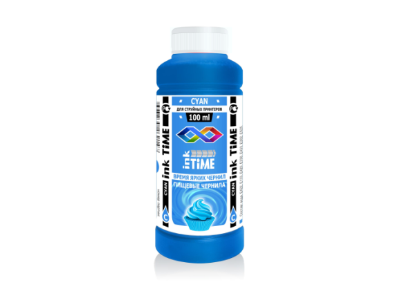 Пищевые Чернила InkTime 1х100 мл. Cyan